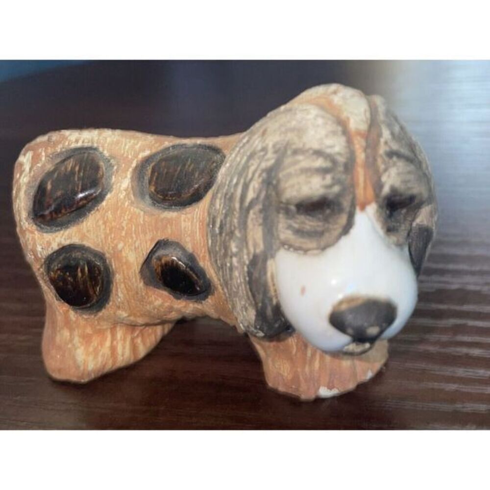 Artesania Rinconada Ceramic St Bernard Dog Figurine 3.5"